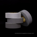 High visibility light grey reflective polyester fabric tape